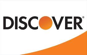 Discover logo with orange and black design on a white background