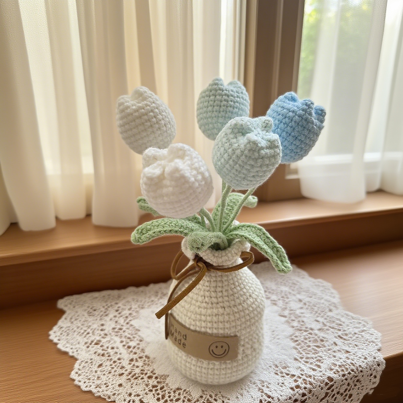 Handmade Crochet Tulips