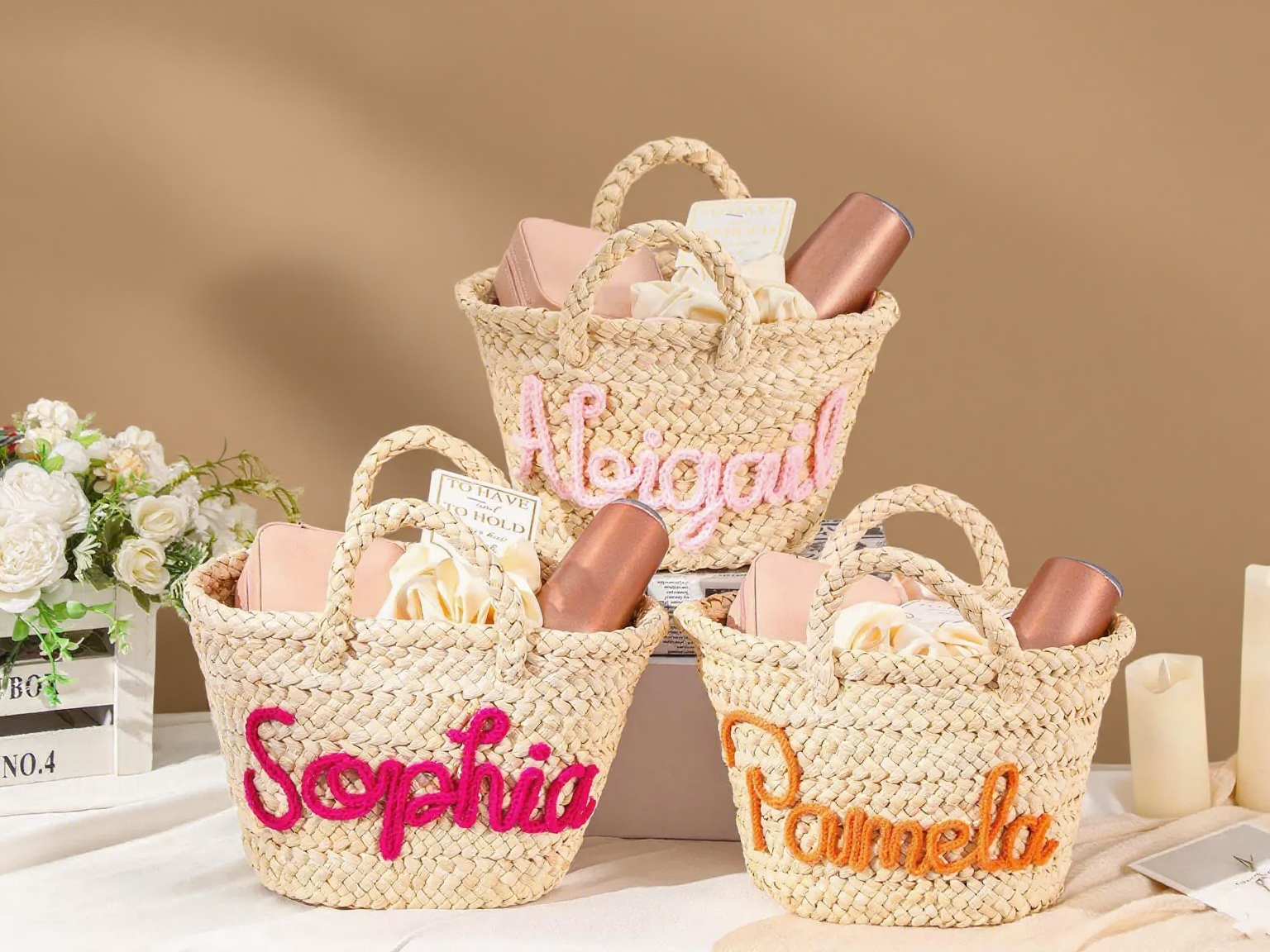 Straw Beach Bags