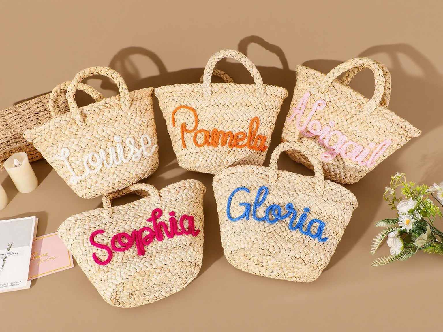 Straw Beach Bags