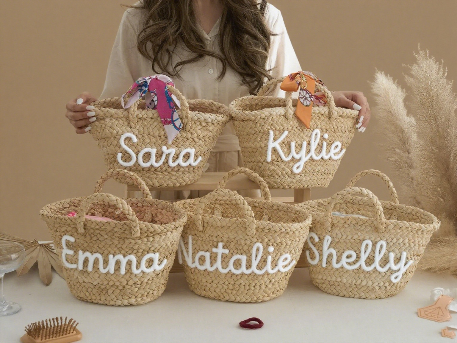 Straw Beach Bags