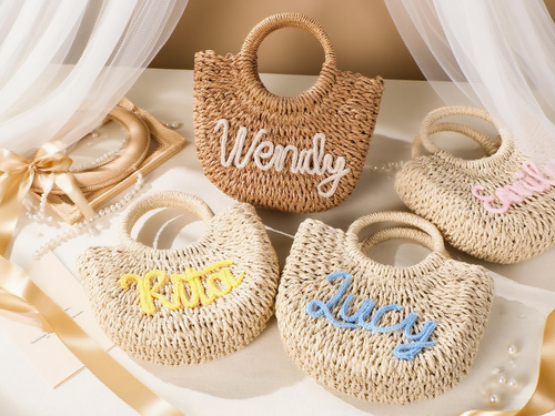 Woven Basket Handbag