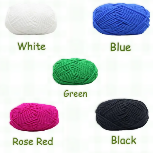 Five colors to choose from for personalized name